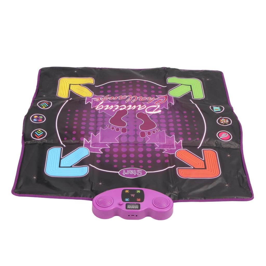 Dance Mat Wireless Bluetooth AUX Built in Music 4 Gaming Modes Electronic Dance Pad Game Toys with Mic for 3 Years Old