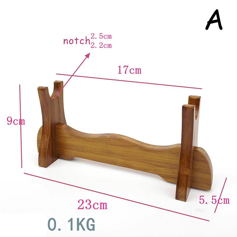 Подставка для демонстрации меча из цельного дерева, держатель для катаны, самурайского меча, ножа танто, косплей-меча, волшебной палочки, кронштейн для хранения