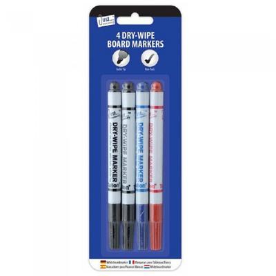 Just Stationery Маркер для сухого стирания (Упаковка из 4 шт.)