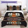 Vintage Harley Davidson Logo Bedding 1 Duvet Cover 2 Pillowcase Without Core Without Core Soft And Comfortable Bedding Set