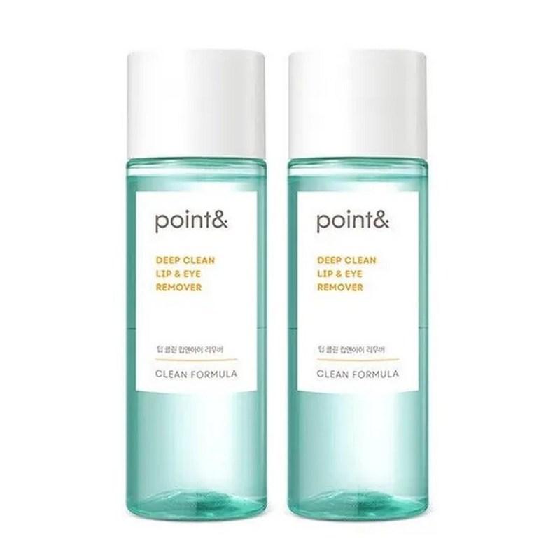 Point (Cosmetics) Point & Deep Clean Lip & Eye Remover 150ml 1+1 Total 2 pcs