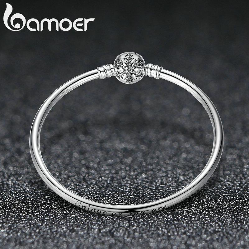 Женский браслет BAMOER из стерлингового серебра