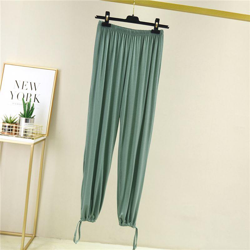 Тонкие брюки из модала, свободные спортивные штаны с высокой талией, брюки Harlan, танцевальные брюки, женские летние брюки