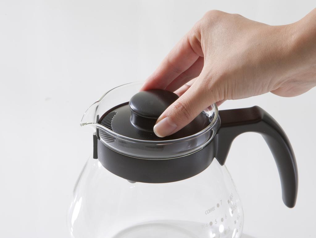 HARIO Coffee Tea Made in & Server, Teco, Microwave/Dishwasher Safe, 1,000ml, Japan, TC-100B