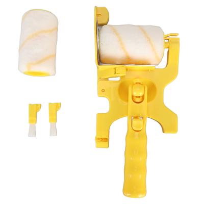 Кромкообрезной валик с длинной ручкой, многофункциональный ручной валик для краски со сменным роликом для стен, потолка