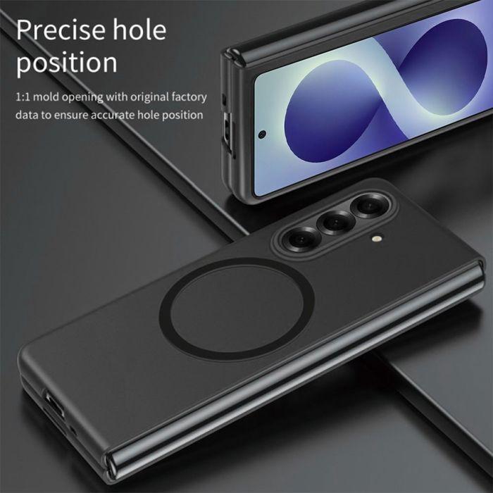 Coque pour Samsung Galaxy Z Fold 8 Ultra, Rigide avec Cercle Magnétique - Noir - 2 Verres Trempés
