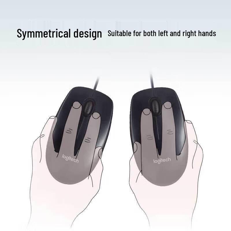 Logitech M90 Wired Optical Mouse