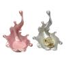 jijijing 3D Printed Jewelry Tray, Water Splash Design Organizer for Rings, Earrings, Necklaces, Pearlescent Storage Box