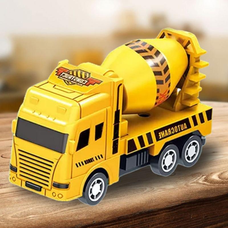 Excavator Shape Friction Cute Realistic Truck for Car Exciting Realistic Theme for Toddlers Baby Toy Kids
