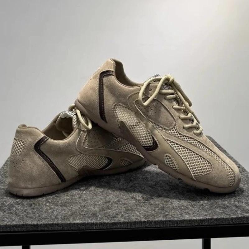 Бренд Мужские кроссовки Дышащая повседневная обувь для мужчин На шнуровке Обувь на плоской подошве Роскошные кроссовки с мягкой подошвой для бега Мужская обувь для ходьбы