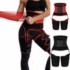 Женский неопреновый триммер для бедер с высокой талией, утягивающий шорты для ног, регулируемый пояс-тренажер для талии