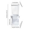 5.5L Candy Powder Storage Tank Plastic Candy Box Grain Oatmeal Dispenser  for Keeps Cereal