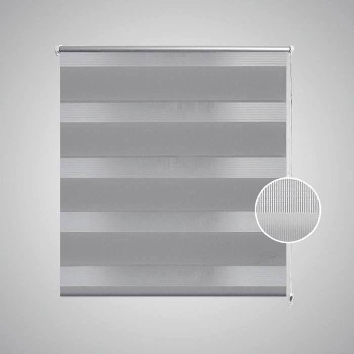 VidaXL Roller Blind Light Filtering 140x175 Cm Grey Blackout Blind Window Home 240223