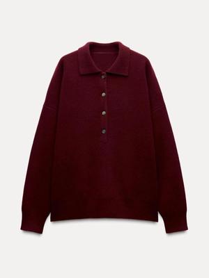 Rose Beauty A Женская однотонная повседневная универсальная футболка с отложным воротником и длинным рукавом, весна и осень