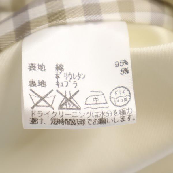 Неиспользованное пальто Aquascutum из нержавеющей стали с воротником 15 Белая система С фирменной вешалкой Женское Б/у