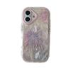 Color Fireworks Protective Phone Case for Apple 11/12/15Pro/16ProMax/17 - Anti-Drop Feather Yarn Design