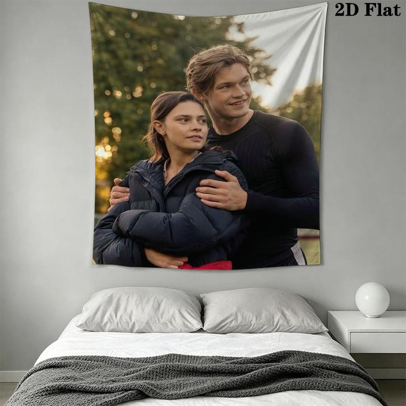 Maxton Hall Wall Tapestry Aesthetic Wall Hanging Printed Fabric Blanket Decorative Tapestries for Bedroom Living Room Home Decor