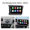 Android 13 для Honda Civic 9 2012-2015 Мультимедийный центр Автомобильный радиоприемник Экран Авто Радио 4G GPS Навигация Стерео Carplay