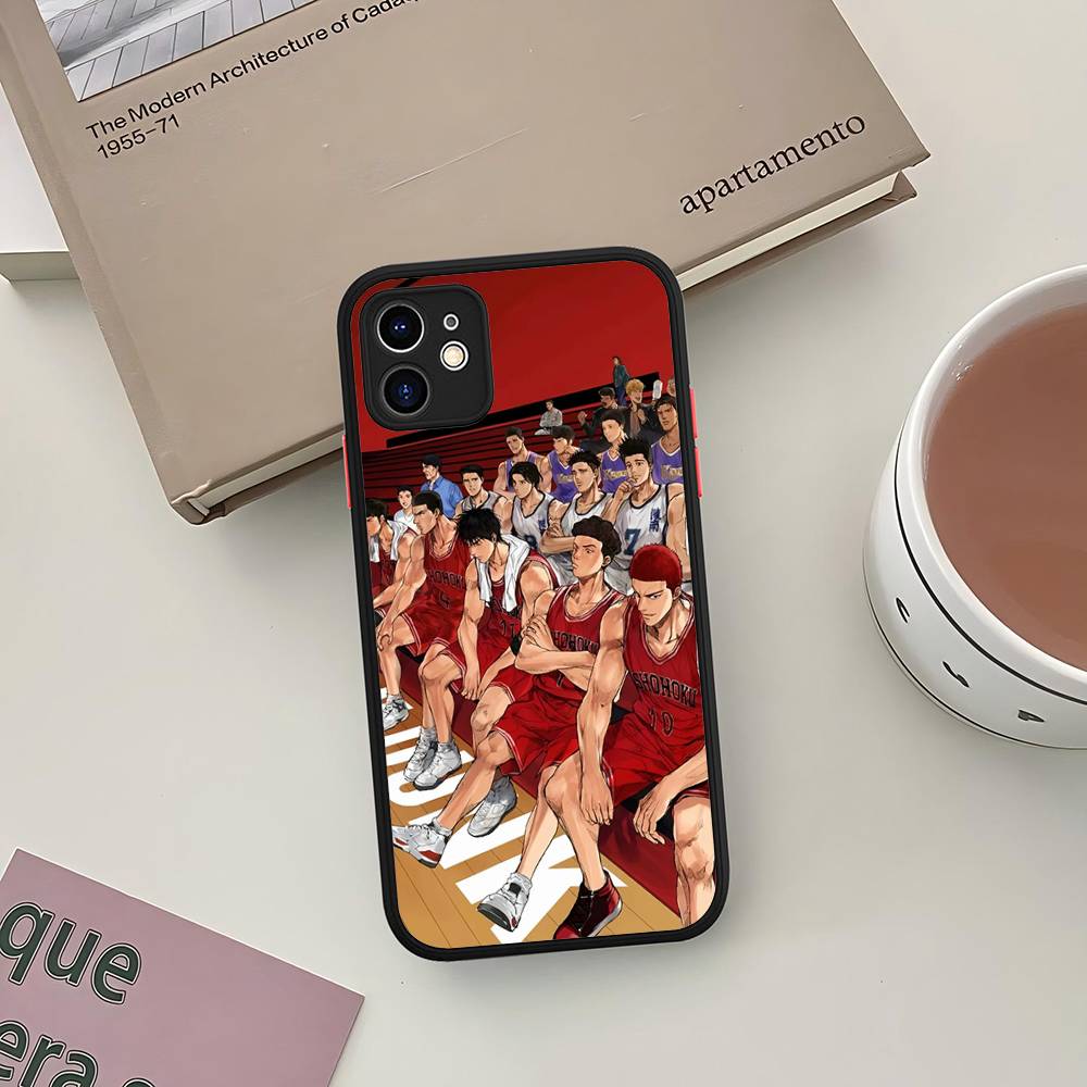 Чехол для телефона аниме The First Slam Dunk для iPhone 16e 16 15 14 13 12 11 Pro Max X XS Max Plus Матовый Прозрачный