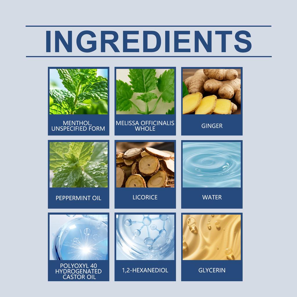 Ежедневный портативный назальный аспиратор для ухода за телом нежный, освежающий и натуральный для очищения и ухода за носом 1,8 мл