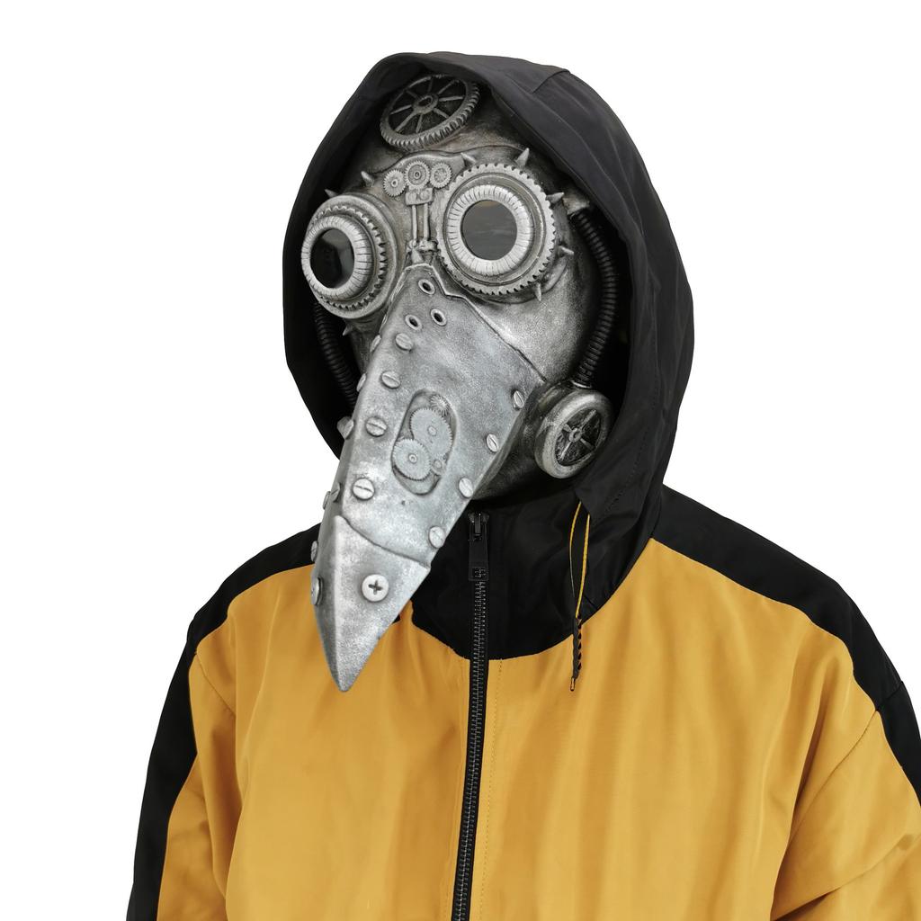 2020New European and American punk-style plague doctor bird beak mask for Halloween costume parties