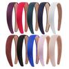 10PCS Satin Headbands for Women 3cm Wide Non-slip Headband Girls Simple Fashion Hair Hoop DIY Hairband Hair Accessories