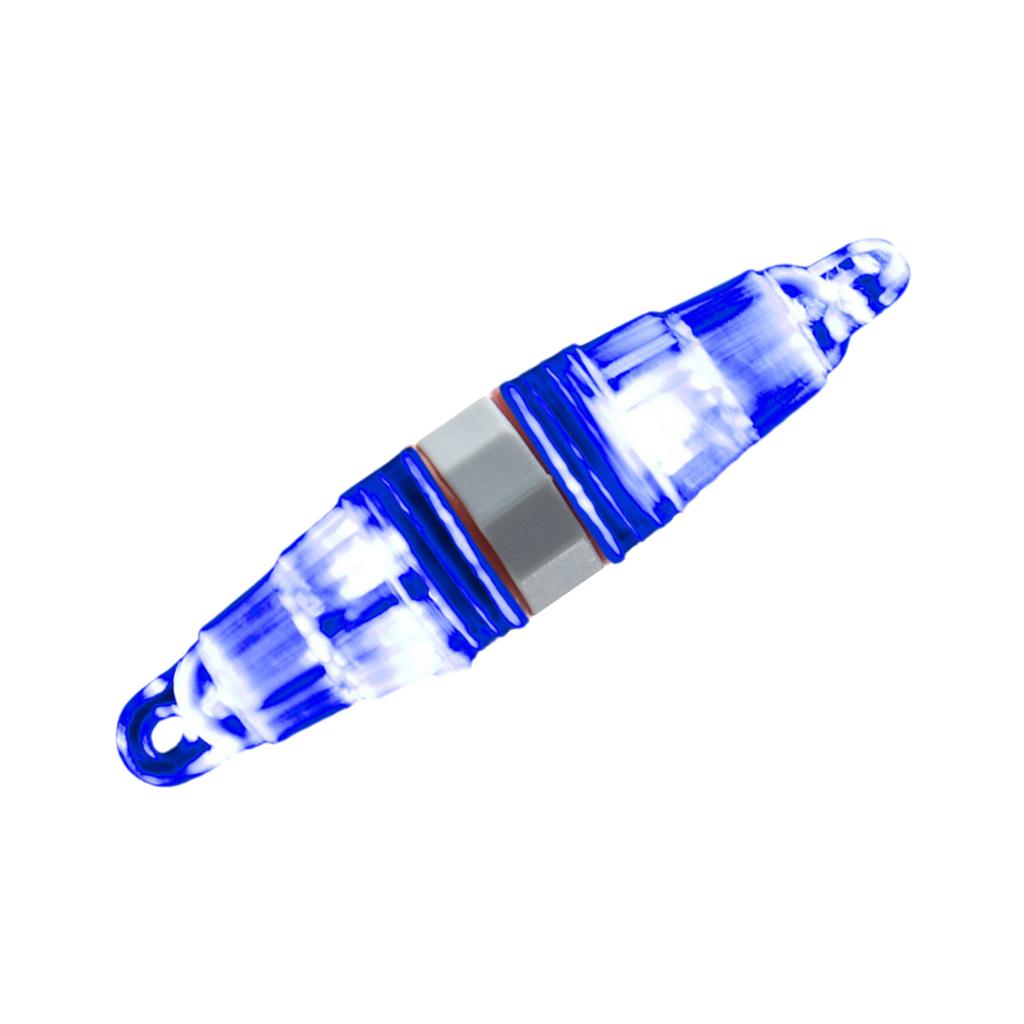 Подводный свет 3 дюйма глубина капли привлекательный свет приманка лампа энергосберегающая двойная головка свет рыболовный мигающий свет