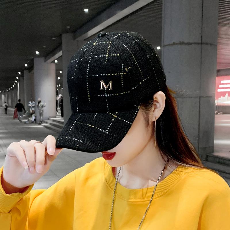 Hat Female trendy brand versatile baseball cap Internet celebrity Xiaoxiangfeng autumn and winter fashion casual ins cap
