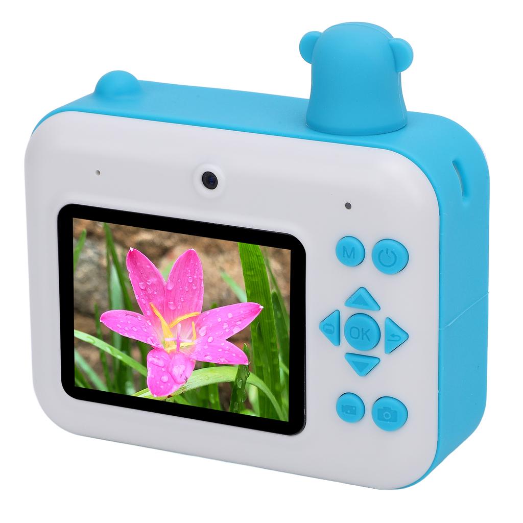 Instant Film Camera 1080P 8MP Front and Rear Shoot Multifunctional Thermal Camera MP3 Player Gift