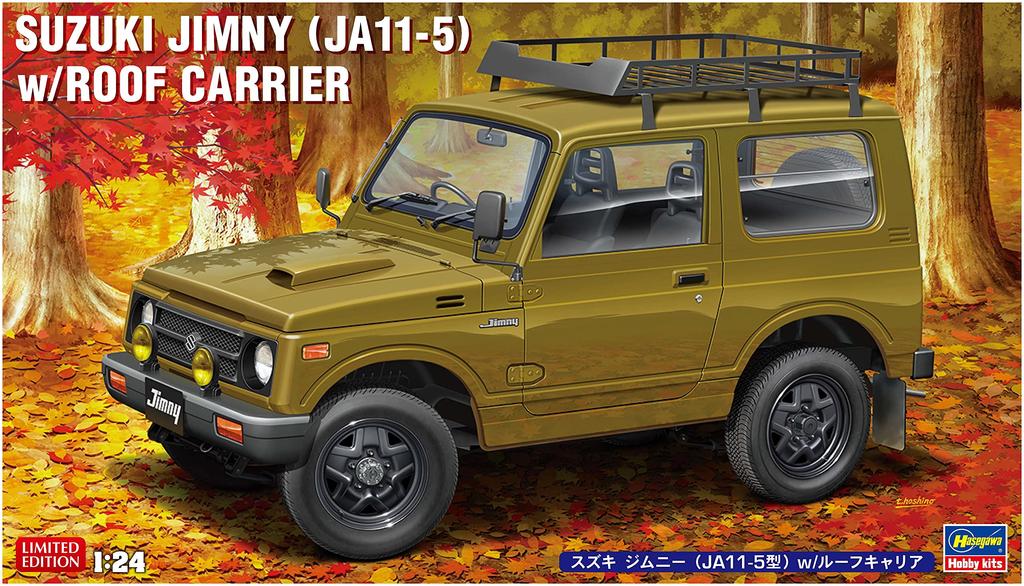 Hasegawa Suzuki Jimny Carrier Plastic Model 20606 1/24 (JA11-5 Type) W/roof