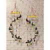 Colored Bell Wind Chime  Door Wall Hanging Showpiece Wall Hanging Home Décor Home Furnishing Diwali Gift Corporate Gift (Pack of 2, Peacock)
