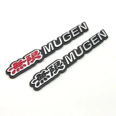 3D Металлический Логотип Mugen Наклейки-Шильдики для Заднего Багажника Крыла Автомобиля Для Civic Accord TypeR TypeS Fit Jazz Аксессуары
