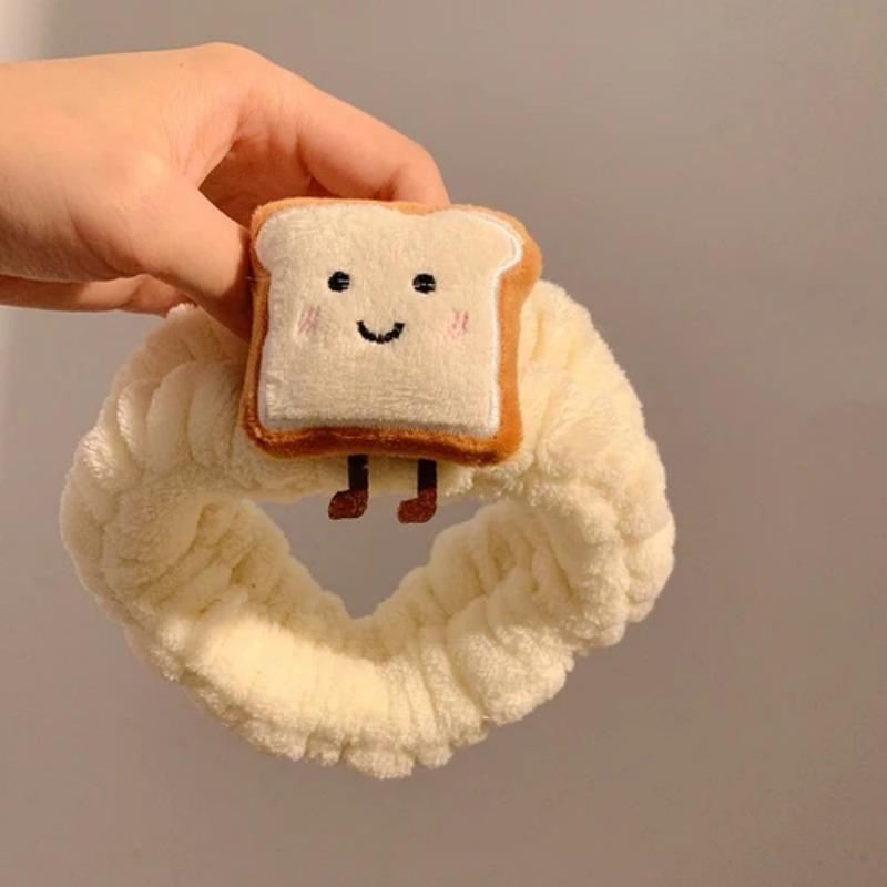 Милая повязка на голову в виде рисового шарика для мытья лица, уход за кожей, эластичные повязки для волос, влагостойкая повязка для волос, головной убор для девочек