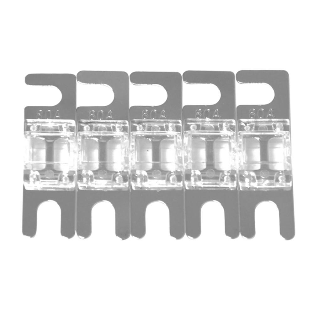 10/5 шт. автоматических предохранителей 32 В 30/40/60/80/100 А, предохранитель для защиты цепей, никелированный, для замены автомобильного стереозвука