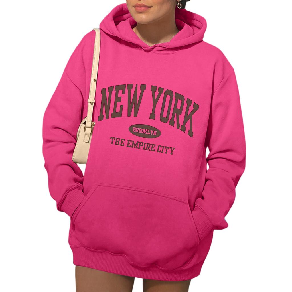 Женские толстовки, осенняя мода, свитшоты с принтом, повседневная толстовка с длинным рукавом, свободная толстовка, осенняя толстовка