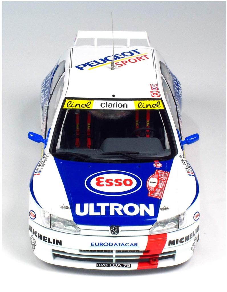 Racing Series Peugeot 306 Maxi 1996 Monte Carlo Rally Plastic Model PN24009 PLATZ/NuNu 1/24