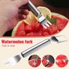 2-in-1 Watermelon Fork Slicers, Watermelon Cutter Summer Fruit Cutting Fork, Head Fruit Forks Knife