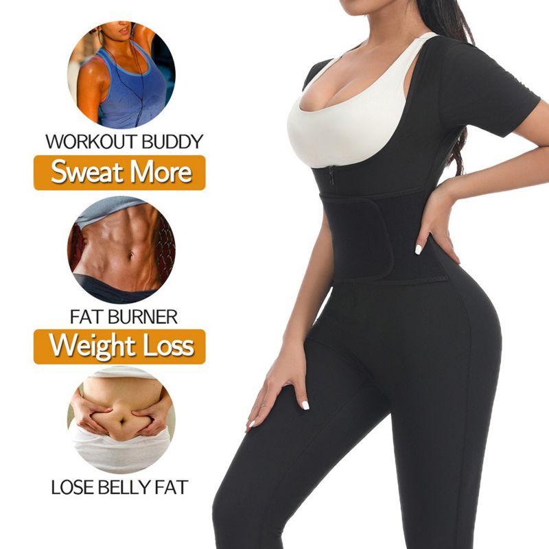 Женский костюм для сауны, пояс, боди для формирования талии