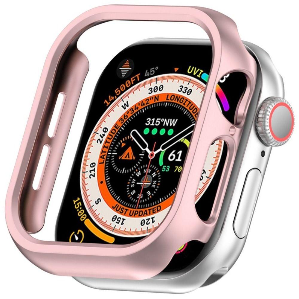 Жесткий PC бампер-чехол для Apple Watch Series 10 42/46 мм Защитная крышка для iWatch Антицарапина Ударопрочный Полый Полупрозрачный Каркас