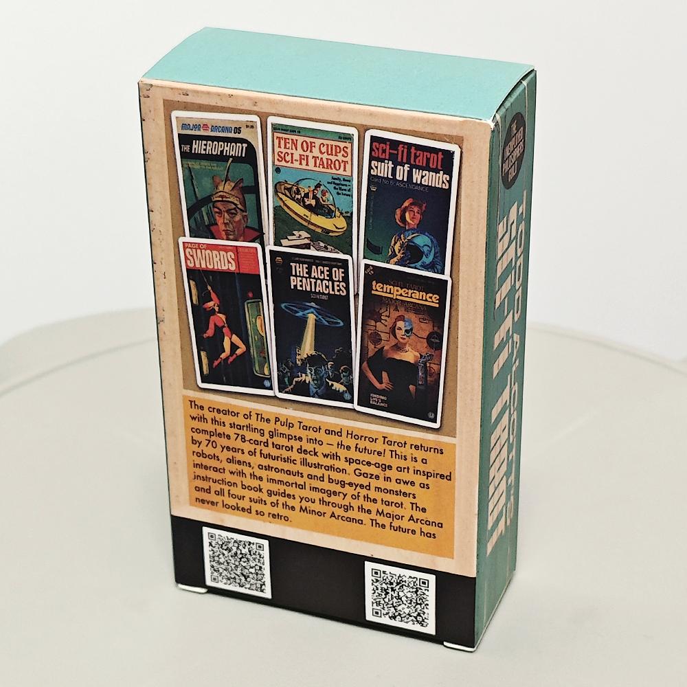 Научно-фантастические карты Таро Тодда Элкотта 12*7 см. Колода Таро на тему научной фантастики, 78 карт Таро, основанных на системе Райдера-Уэйта.