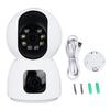 Wireless Security Camera Wifi Indoor Camera 1080P Dual Lens Remote Monitoring Baby Monitor with Two