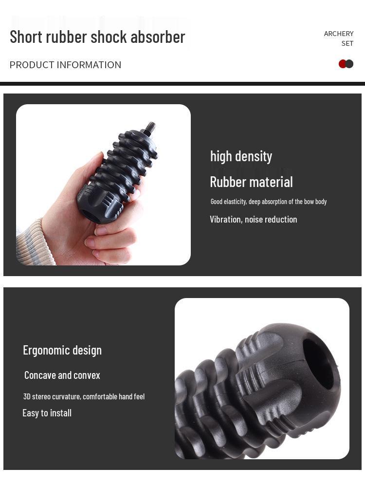 SP1000 Compound Bow Accessory Set: Arrow Rest, Peep Sight, Wrist Sling, Shock Absorber.