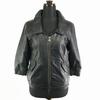 Urban Research Red Seam Sheepskin Lambskin Leather Jacket / Women's F / Black / Short Length(USED)