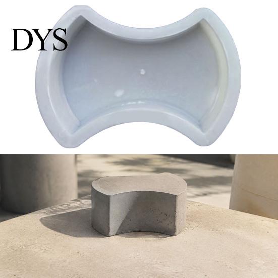 Creative Garden Improvement Project Stepping Stone Mold, Reusable Concrete Pathway Paver Backyard Walkway Design Tool DIY Cement Pavement Mould