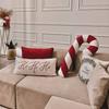 XMAS pillow pattern XM16 | Red candy cane XXL