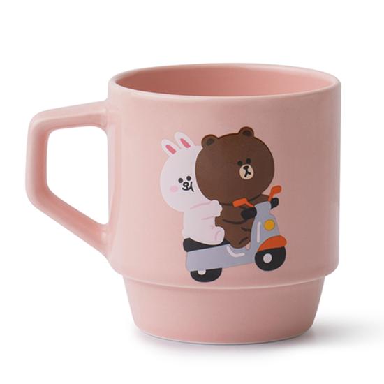 LINE FRIENDS Кружка Brown & Sally Auditory Day