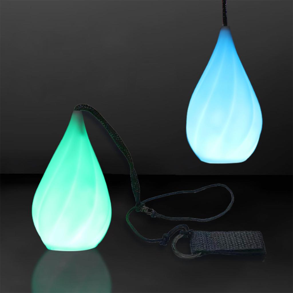 Светящийся светодиодный шар-пои для артистов вечеринок и любителей, множество эффектов смены цвета, мягкий мяч для метания для детей