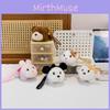 Cat Rabbit Dog Tie Animal Plush Doll Keychain Pendant For Home Office Decor