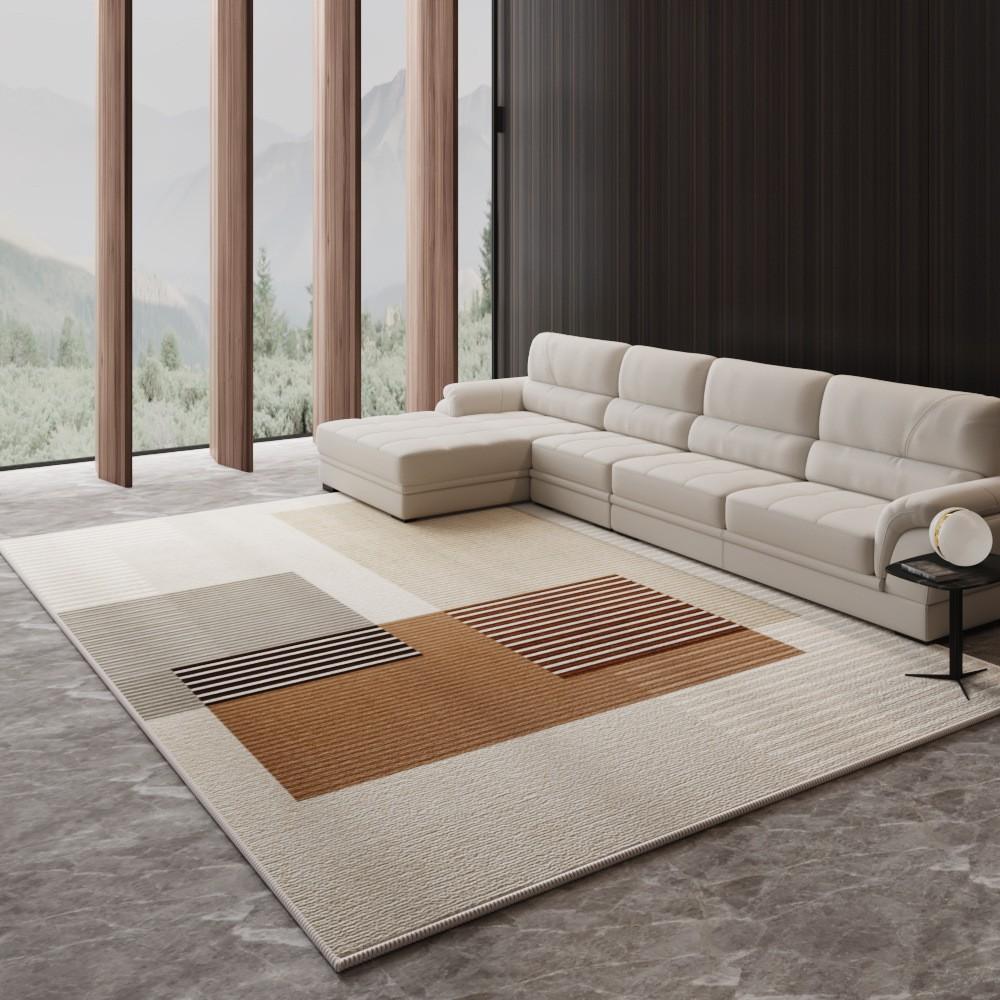 Nordic Light Luxury Living Room Carpet Sofa Coffee Table Floor Mat Bedroom Lounge Large Area Carpet Decoration Home Non-slip Rug