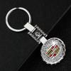 Diamond Metal Car Key Rings Buckle Case for Cadillac Logo CTS CT6 ATS SRX STS XTS XT5 CT5 Escalade BLS Auto Keychain Accessories